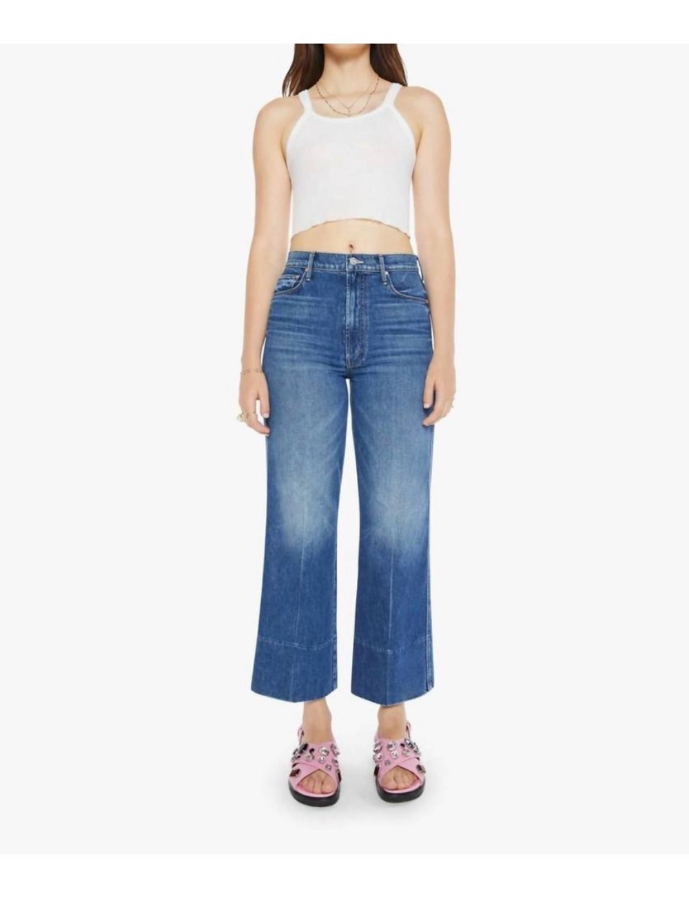 MOTHER The Maven Wide Hem Ankle Size 29